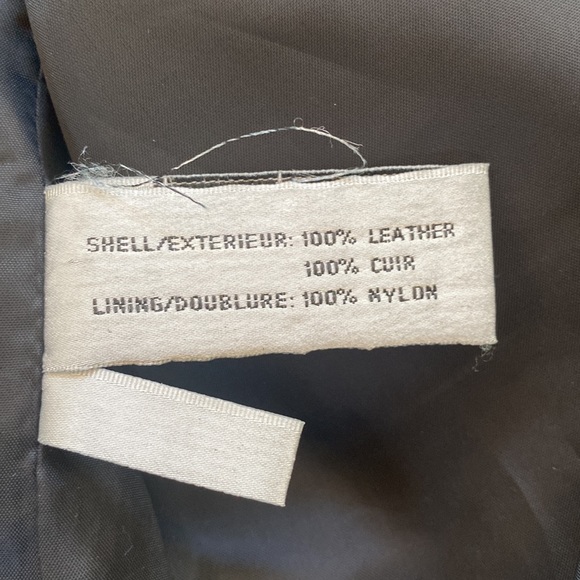 Vintage 90’s bike men’s vest in real leather. Black, Size 11. Perfect condition - Picture 5 of 11